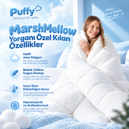 Puffy™ Marshmallow Bulut Yorgan