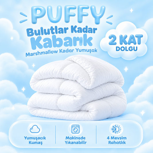 Puffy™ Marshmallow Bulut Yorgan