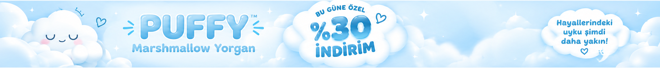 Puffy™ Marshmallow Bulut Yorgan - Bu Güne Özel %30 İndirim